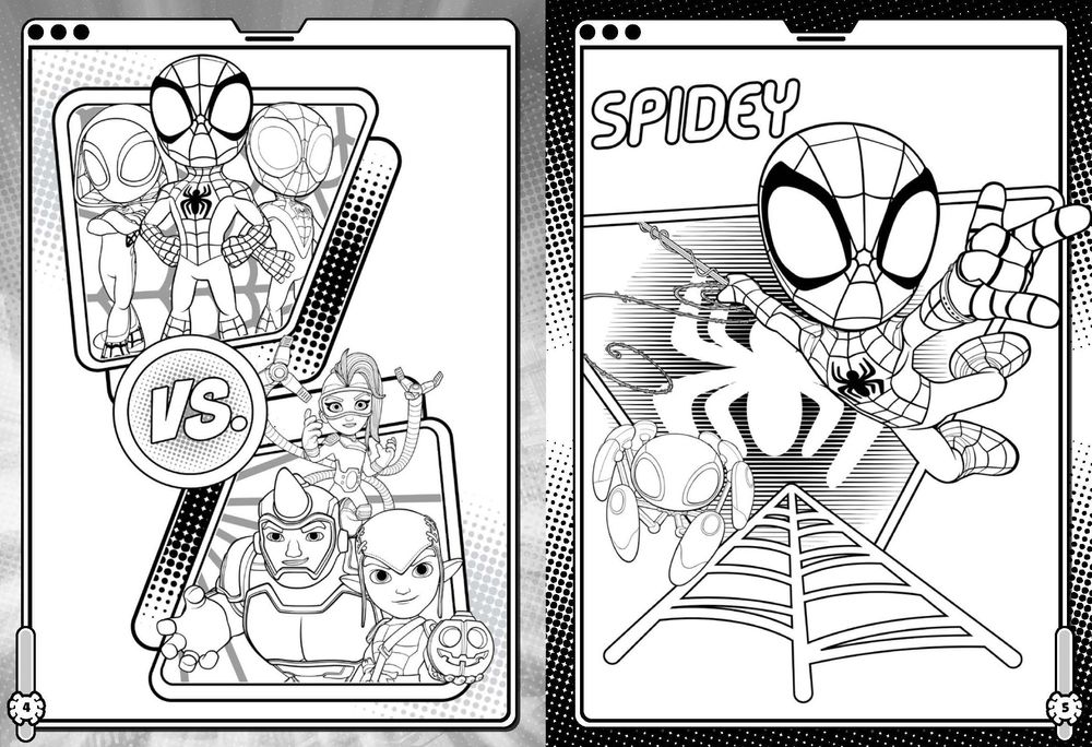 Spidey And His Amazing Friends - 32pp Colouring Book