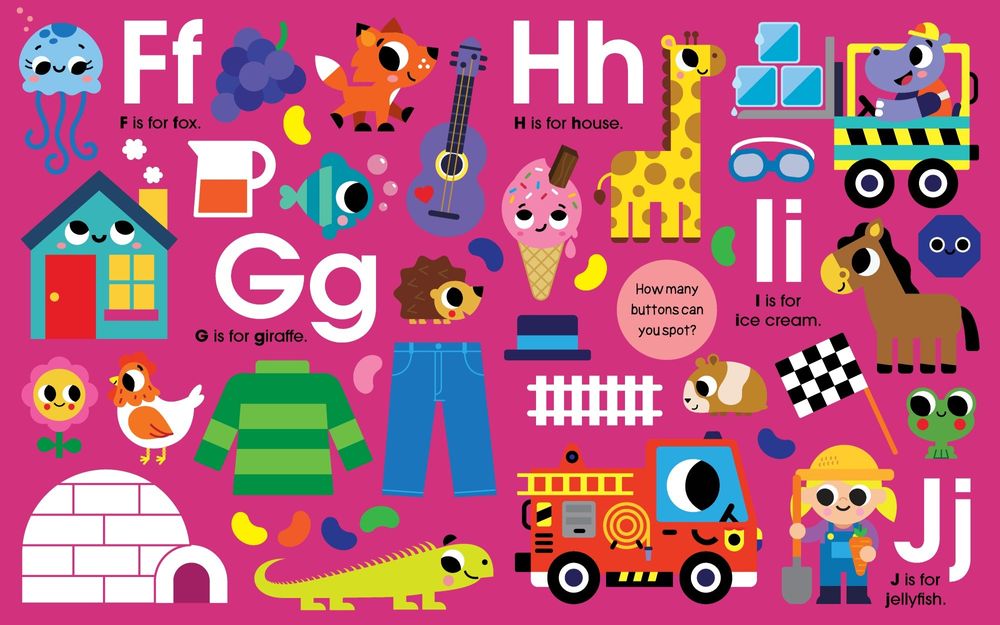 ميني مي – كتاب لوح سميك – حروفي الأولى