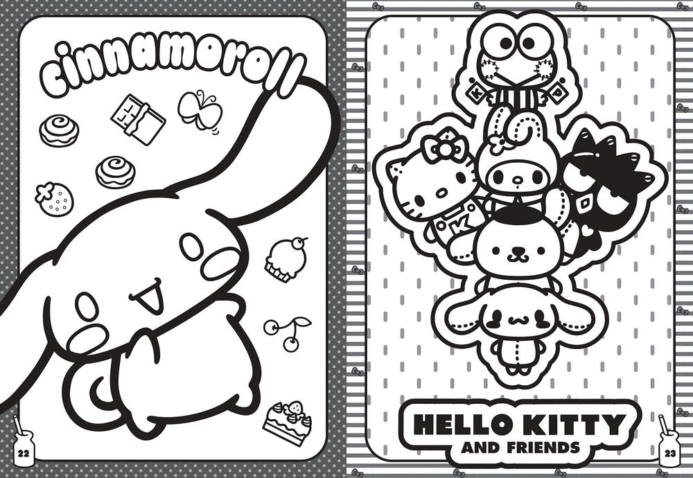 Hello Kitty And Friends Colouring Book