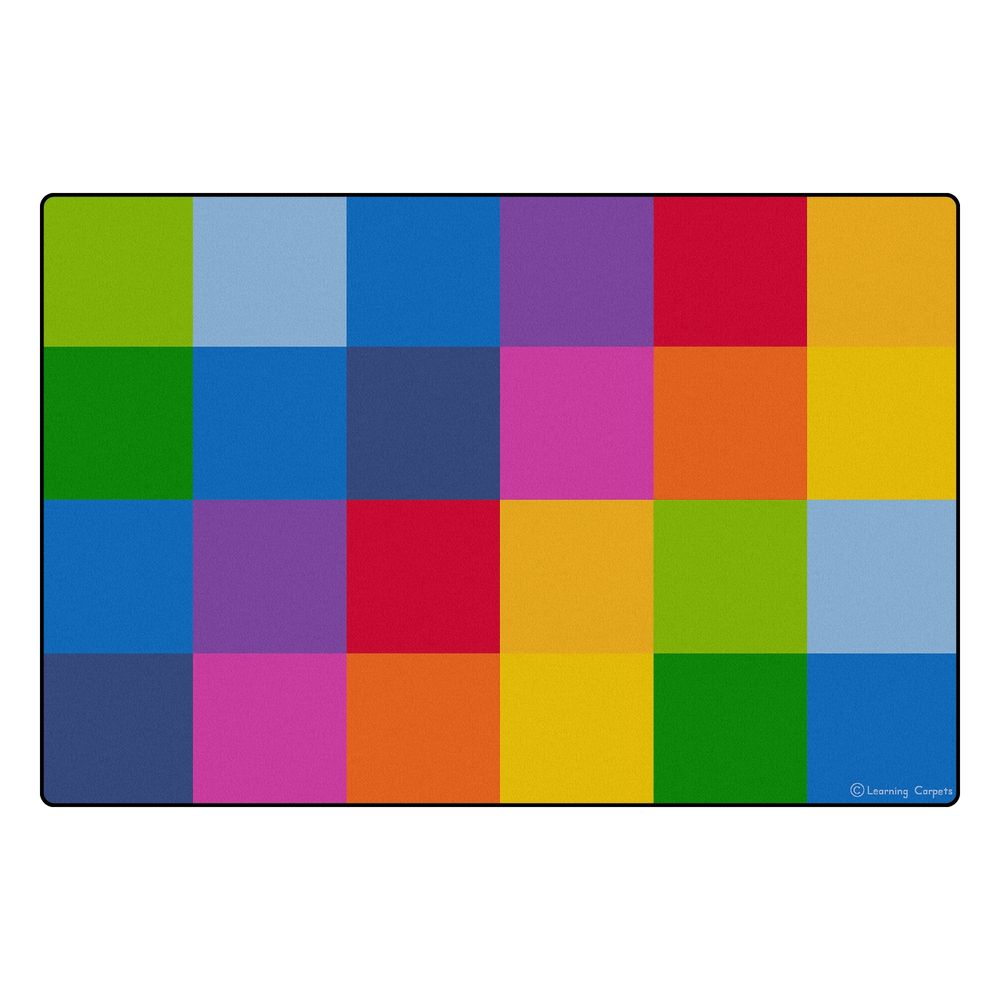 Edu Fun - Carpet - Rainbow Mosaic - 183 x 274 cm