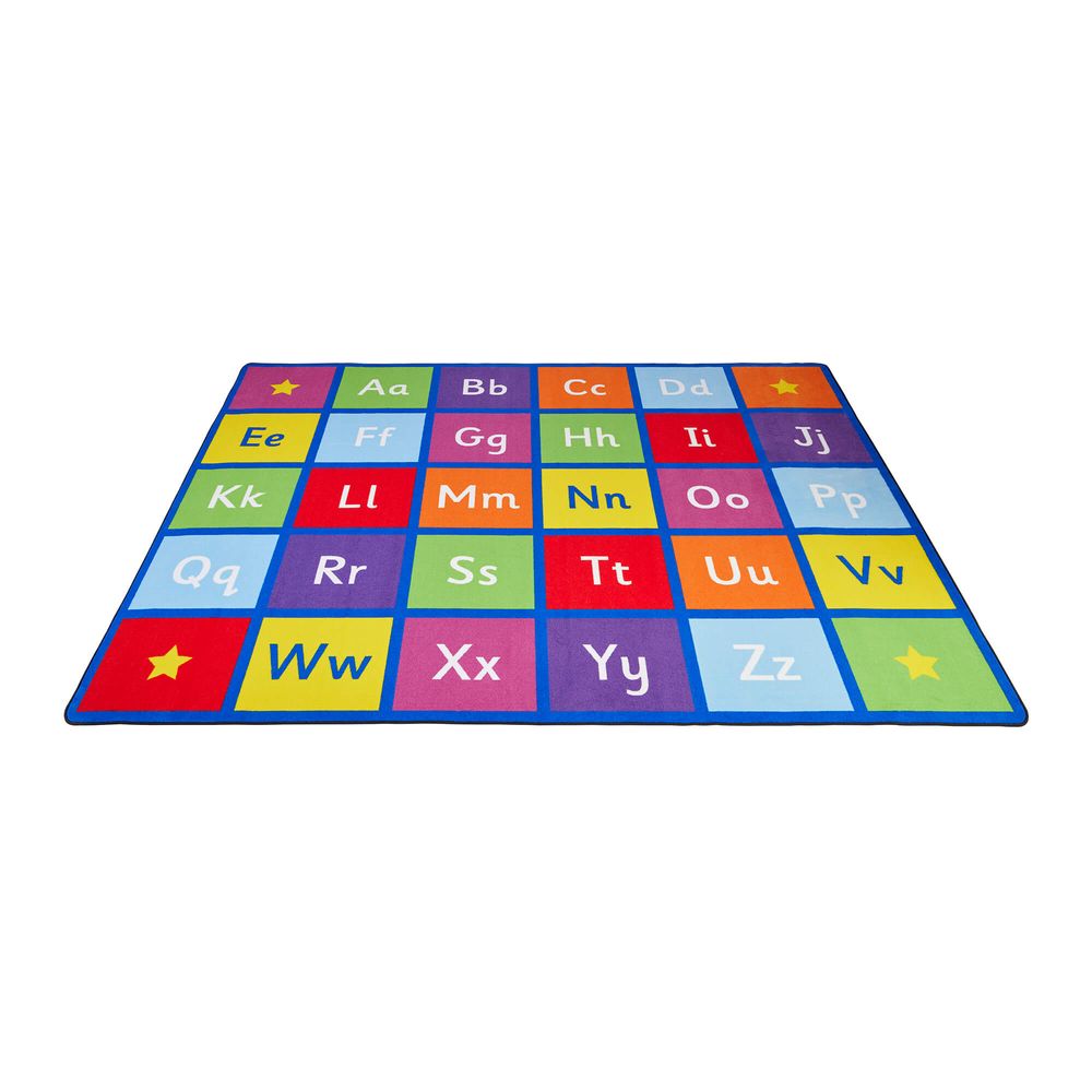 Edu Fun - Profile Alphabet Rug - Multicolor - 257 x 360 cm