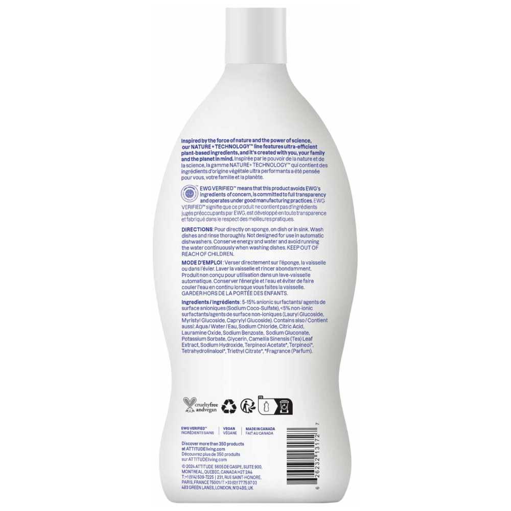 Attitude - Dishwashing Liquid - Citrus Zest - 700 ml