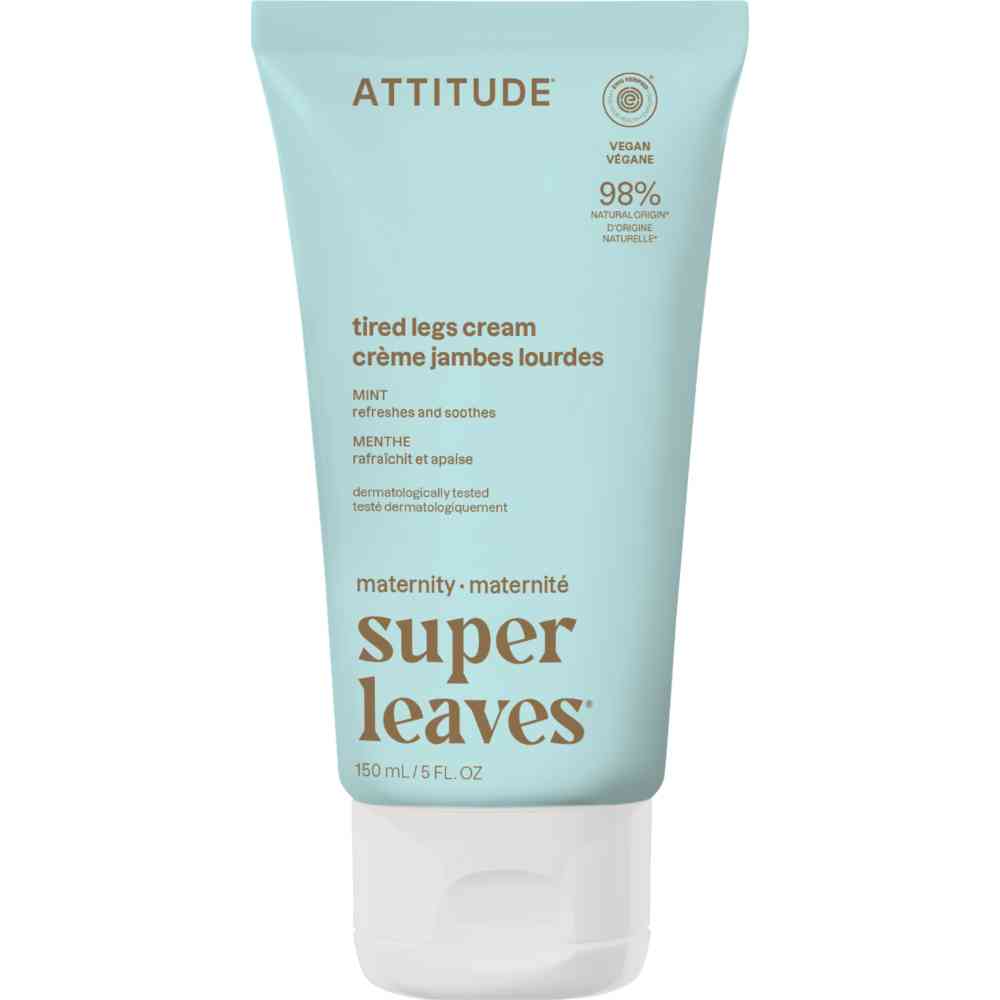 Attitude Super Leaves Maternity Tired Legs Cream - Mint - 150 ml
