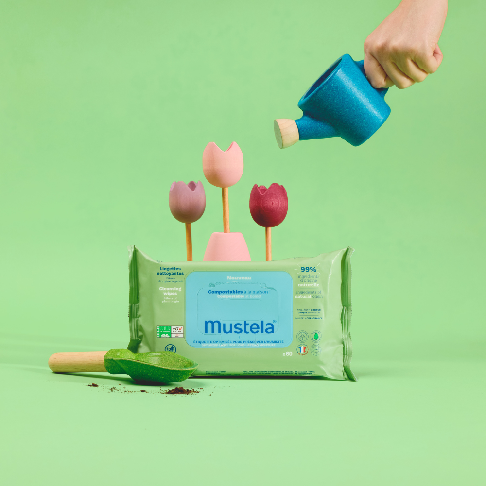 Mustela - Cleansing Wipes - 60 Sheets - New