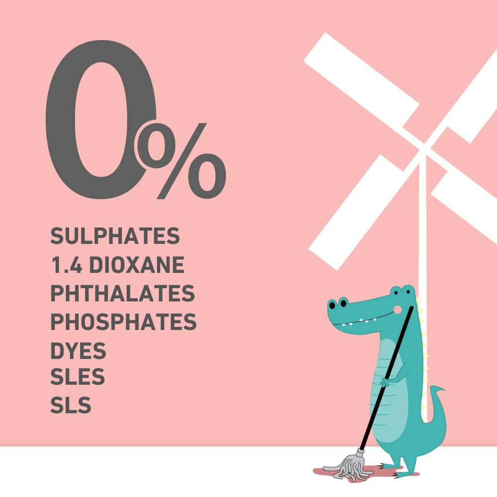 Windmill Baby - Natural Floor Cleaner - Citrus Fresh - Pack of 3 - 950 ml