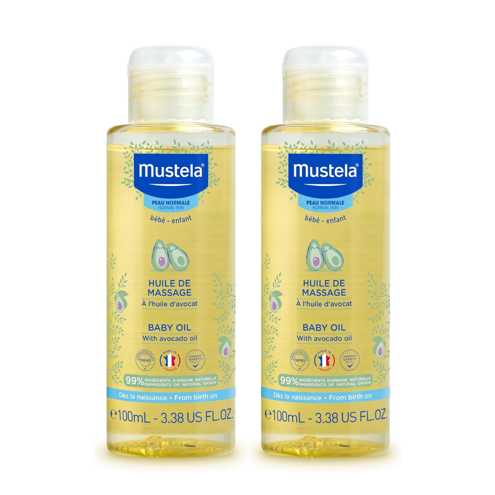 Mustela - Baby Massage Oil 100ml - Pack Of 2