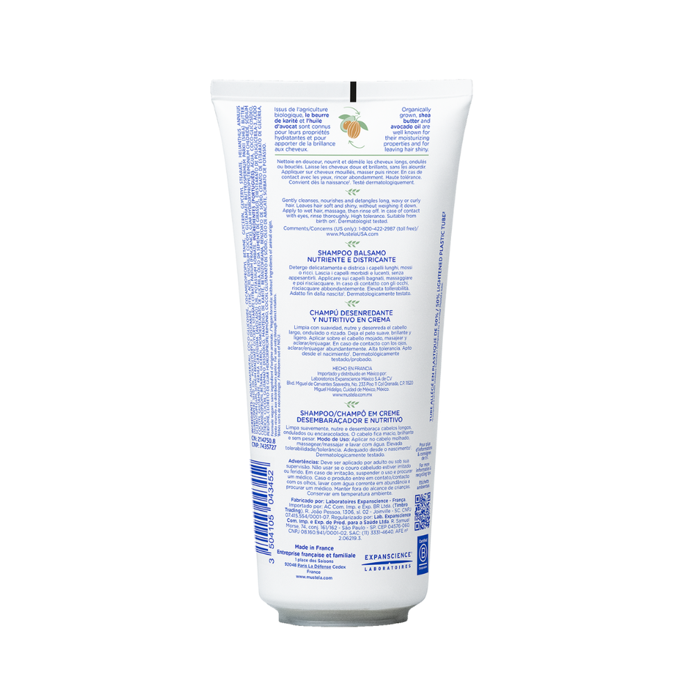 Mustela - Detangling & Nourishing Cream Shampoo - 200ml