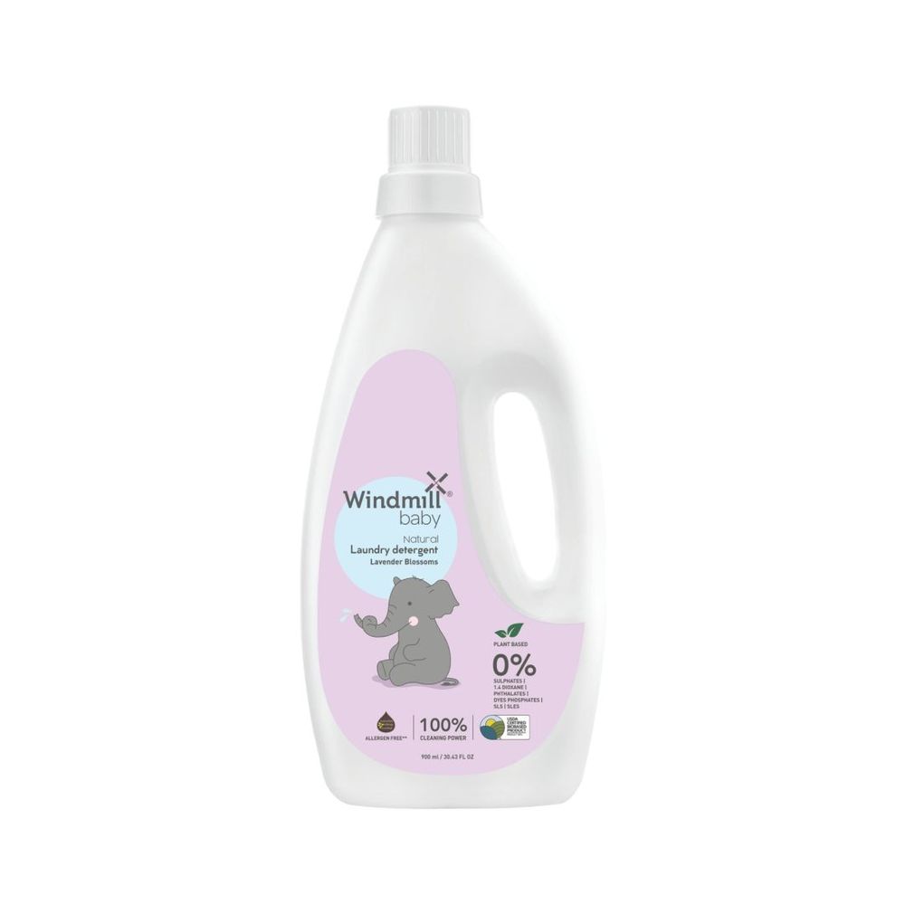 Windmill Baby - Natural Laundry Detergent Lavender Blossoms - 900 Ml