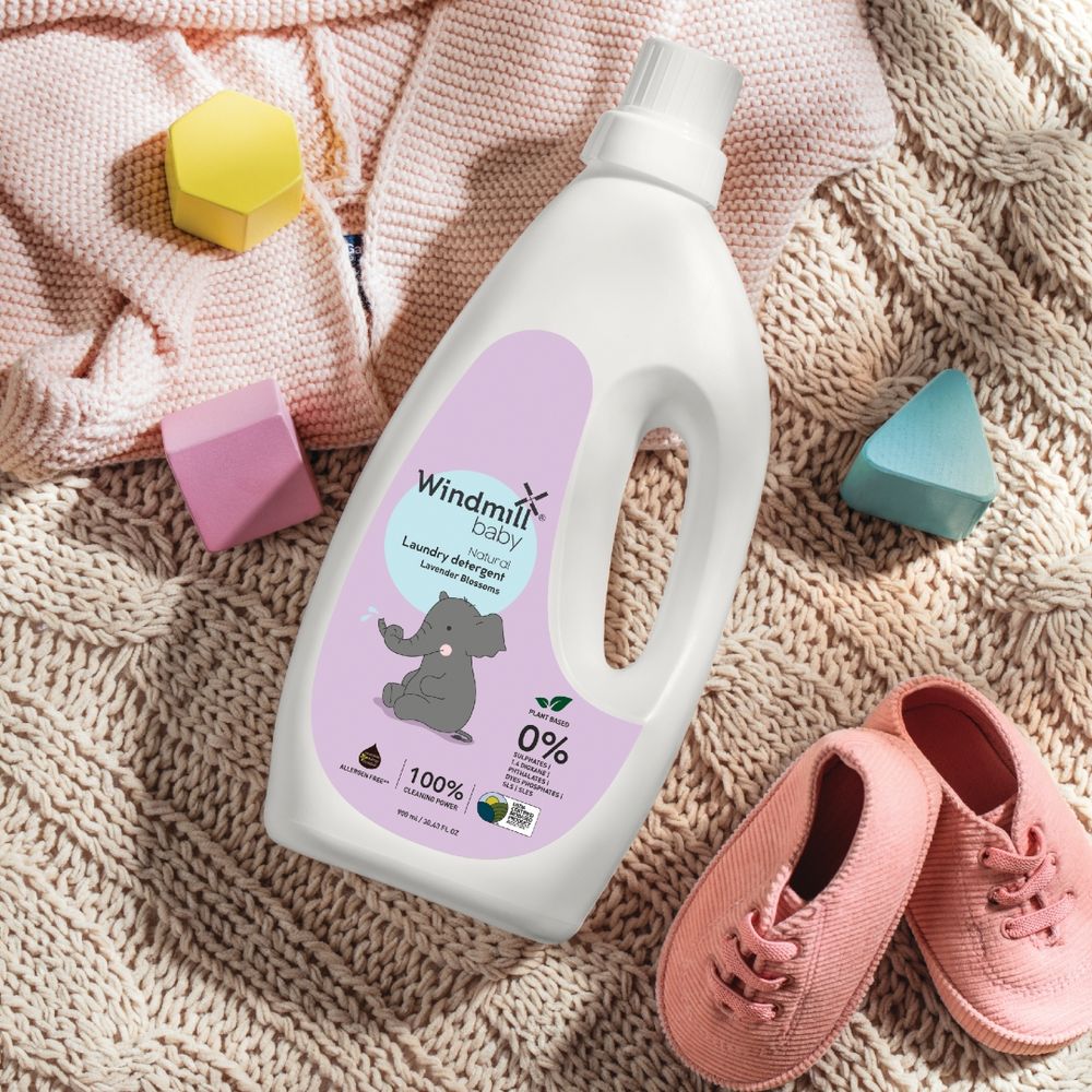 Windmill Baby - Natural Laundry Detergent Lavender Blossoms - 900 Ml