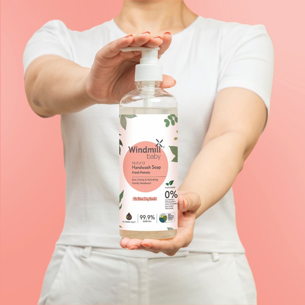 Windmill Baby - Natural Handwash Soap Fresh Pomelo - 450 Ml