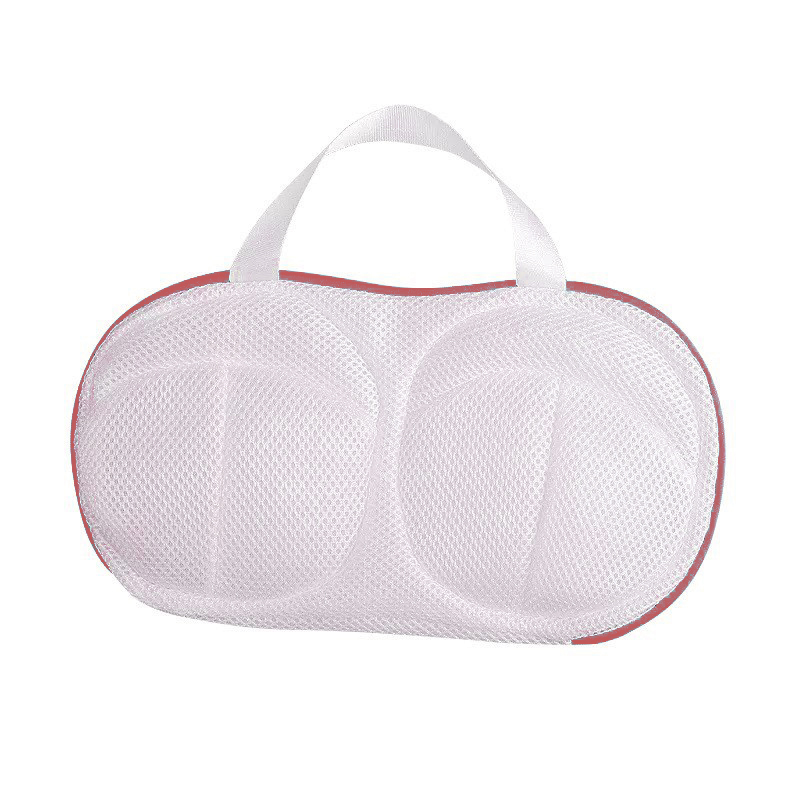 مي ستايلش - شنطة غسيل شبكية واقية لحمالة الصدر - أحمر