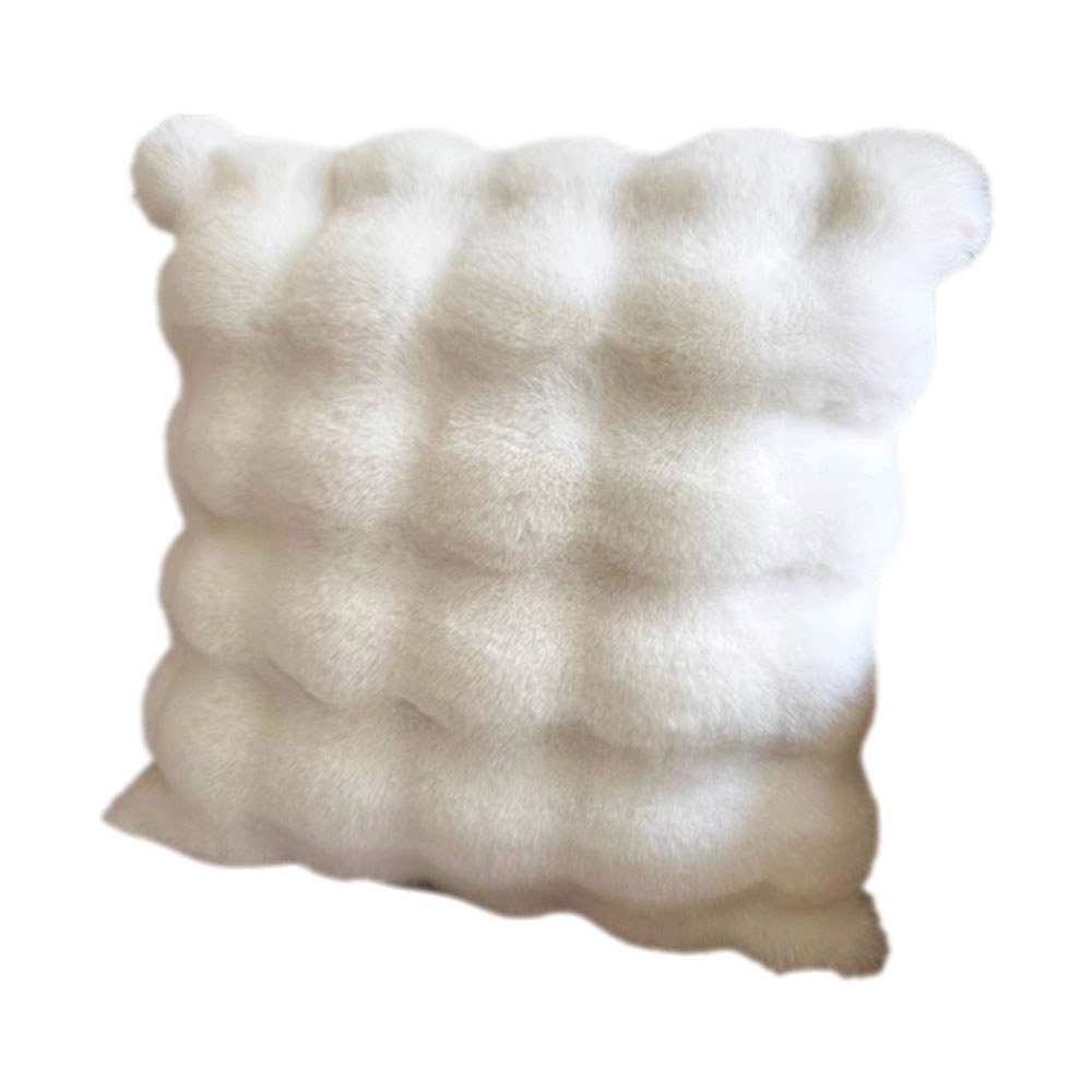 Mei Stylish - Plush Rabbit Fur Cushion Cover