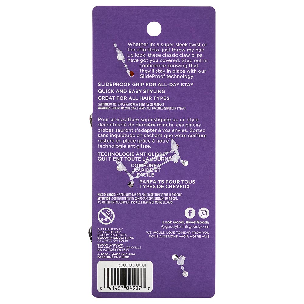 Goody - Large Claw Clips - 2pcs