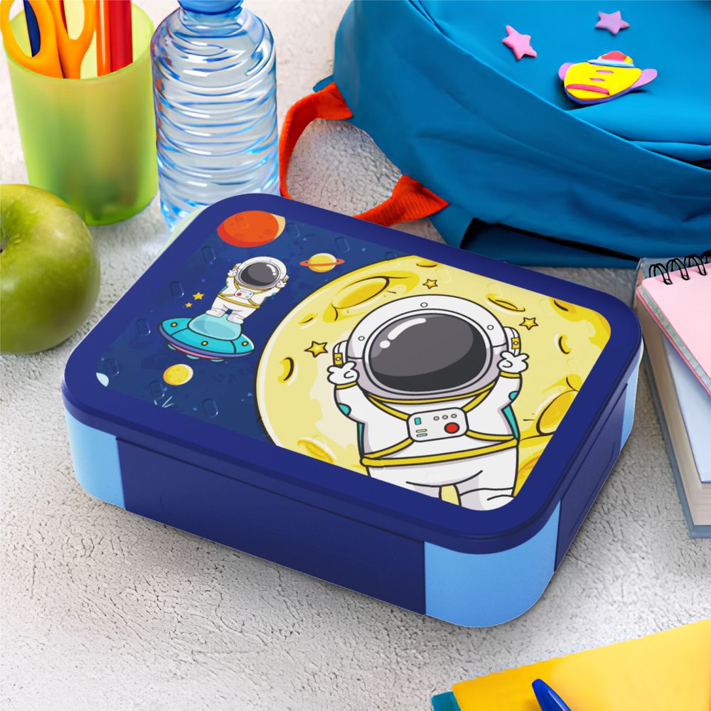 Pearl - Kids Plastic Bento Box - Astronaut - Small