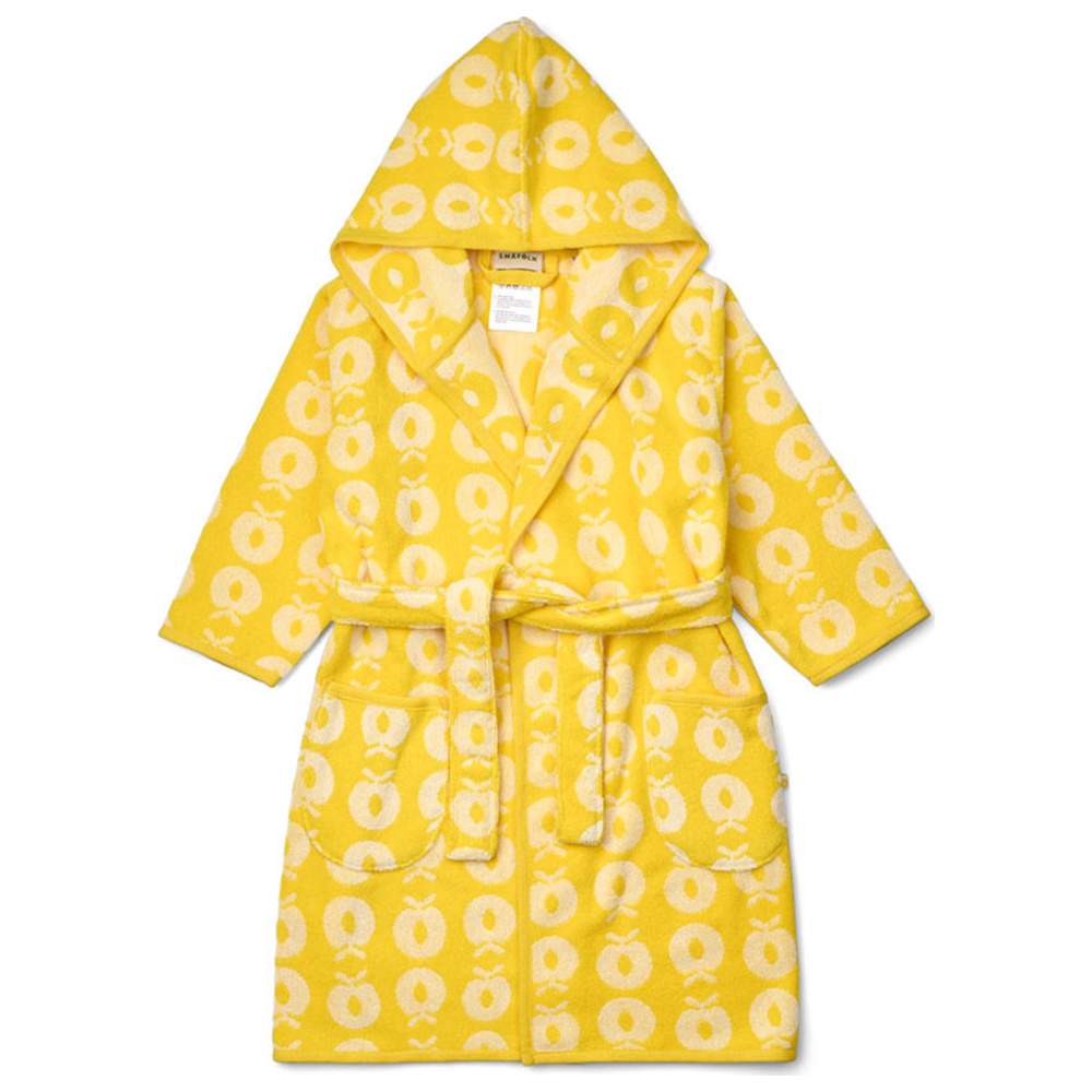 Smafolk - Apple Print Bathrobe - Yellow