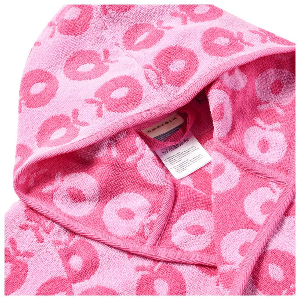 Smafolk - Apple Print Bathrobe - Pink
