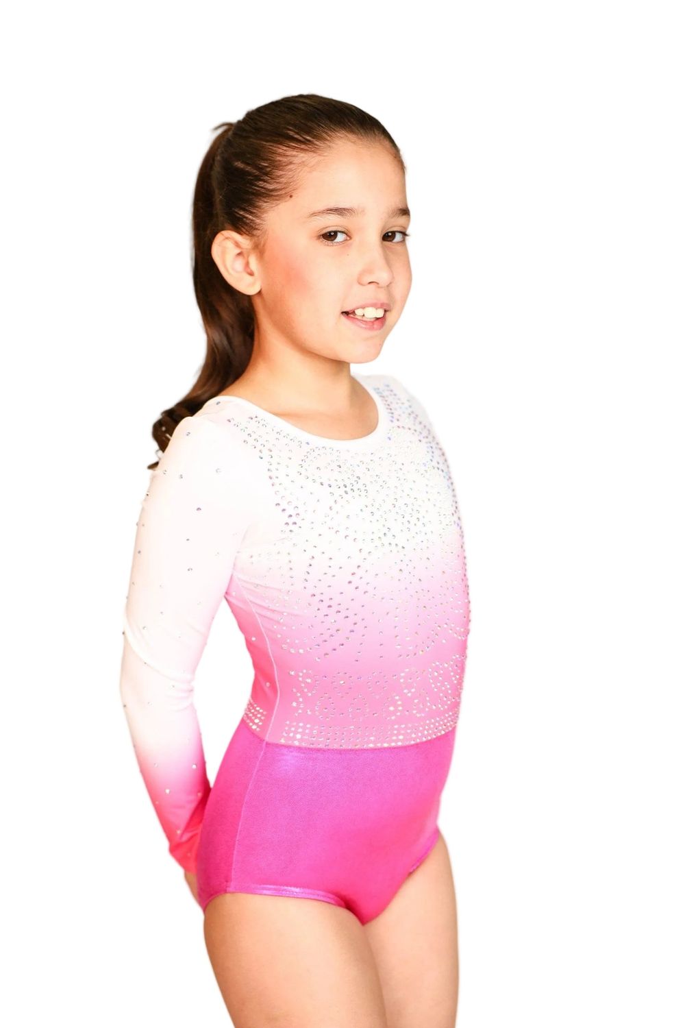 Onesports - Girl's Freya Gymnastics Leotard - Pink