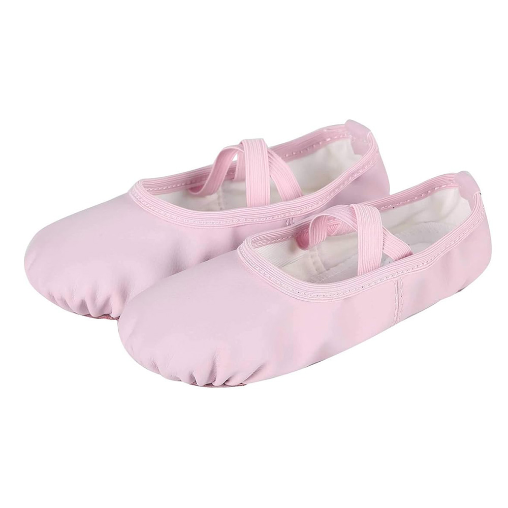 ون سبورتس - حذاء باليه لامع للبنات - وردي