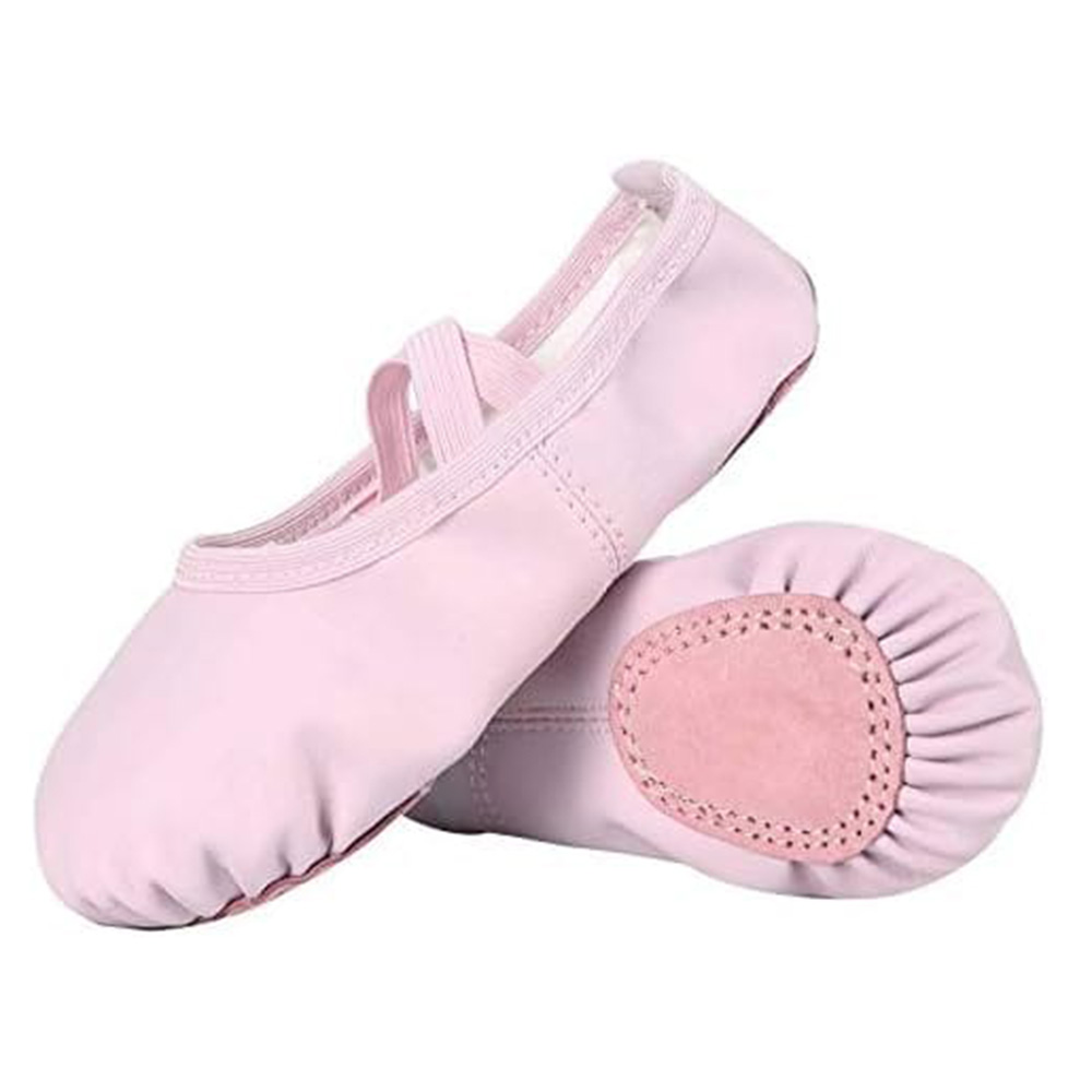 ون سبورتس - حذاء باليه لامع للبنات - وردي