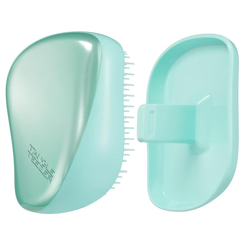Tangle Teezer Compact Styler Hairbrush - Teal Matte Chrome