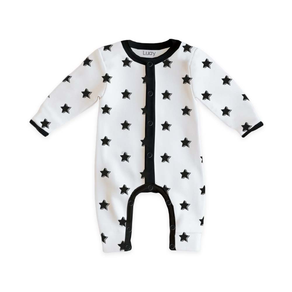 Luay - 2pc-Set - Cotton Full Sleeves Baby Romper - Multicolor