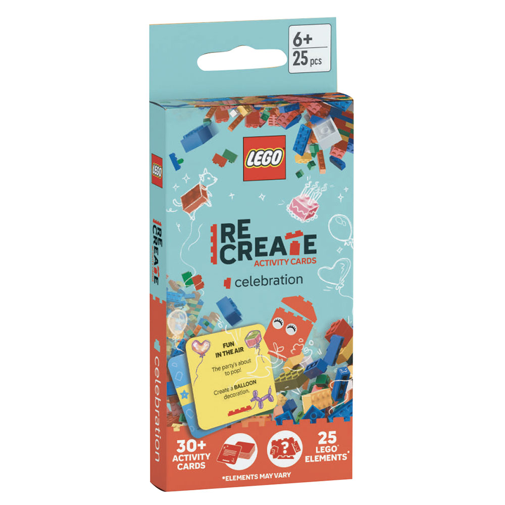 LEGO Books - Re-Create Activity Cards - Celebration - 25 Pcs
