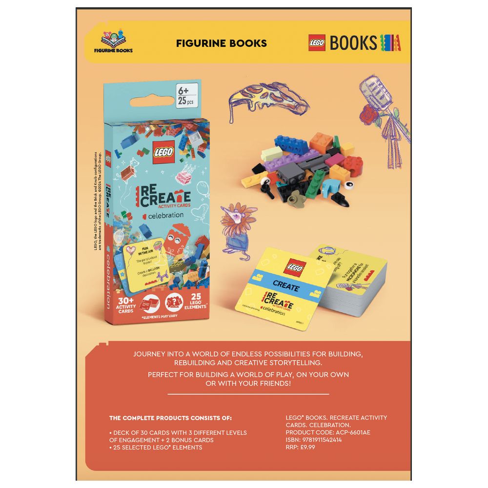 LEGO Books - Re-Create Activity Cards - Celebration - 25 Pcs