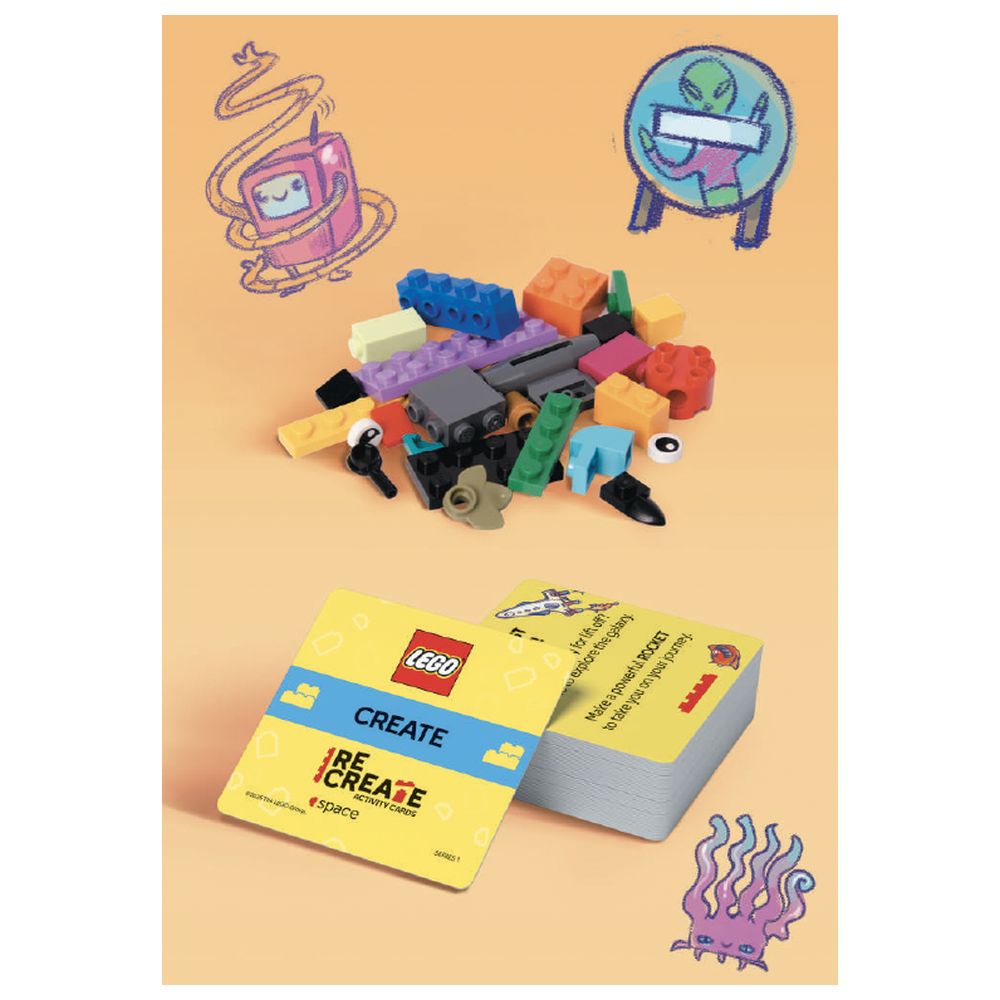 ليغو - بطاقات أنشطة الفضاء - 25 قطعة