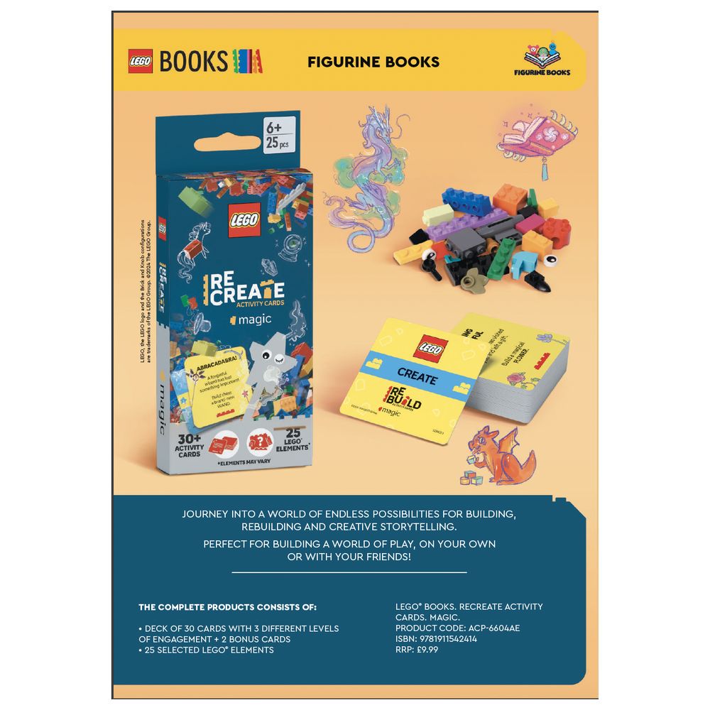 LEGO Books - Re-Create Activity Cards - Magic - 25 Pcs