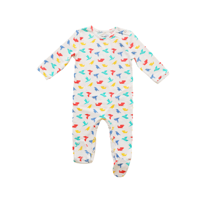 Ola Otter - Sleepsuit With Footsie - Gummy Birds
