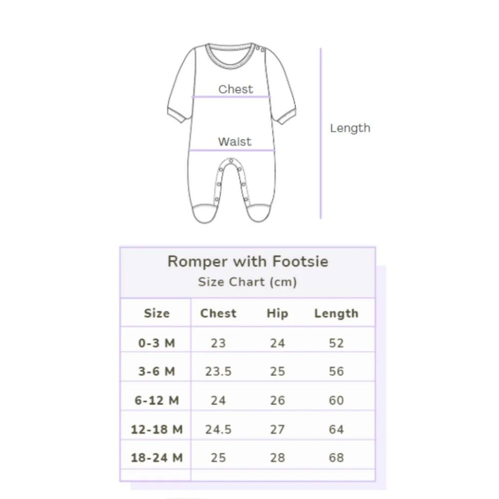 Ola Otter - Sleepsuit With Footsie - Gummy Birds