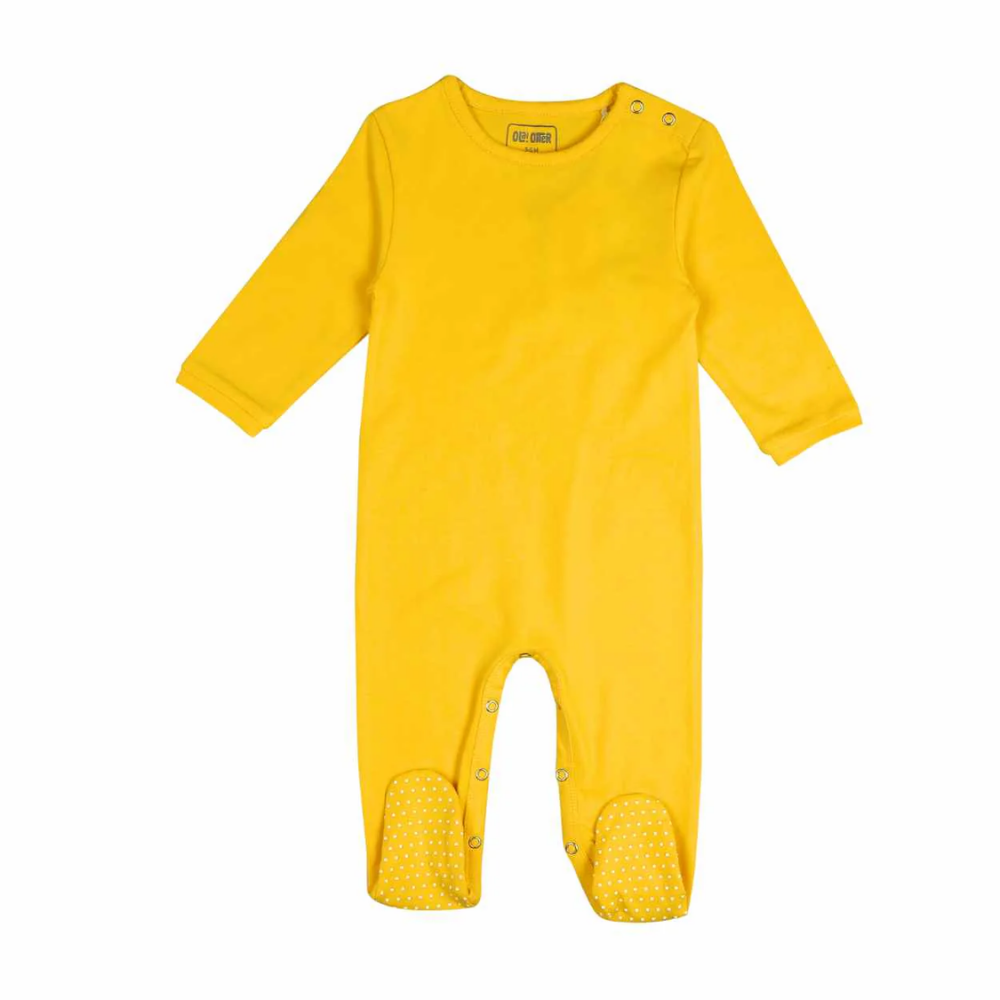 Ola Otter - Sleepsuit With Footsie - Dandelion Yellow
