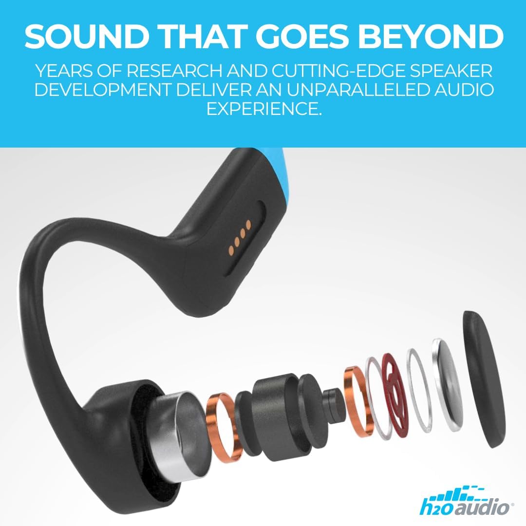 اتش2أو اوديو - سماعات رأس رياضية متعددة الاستخدامات تري 2 برو - أسود وذهبي