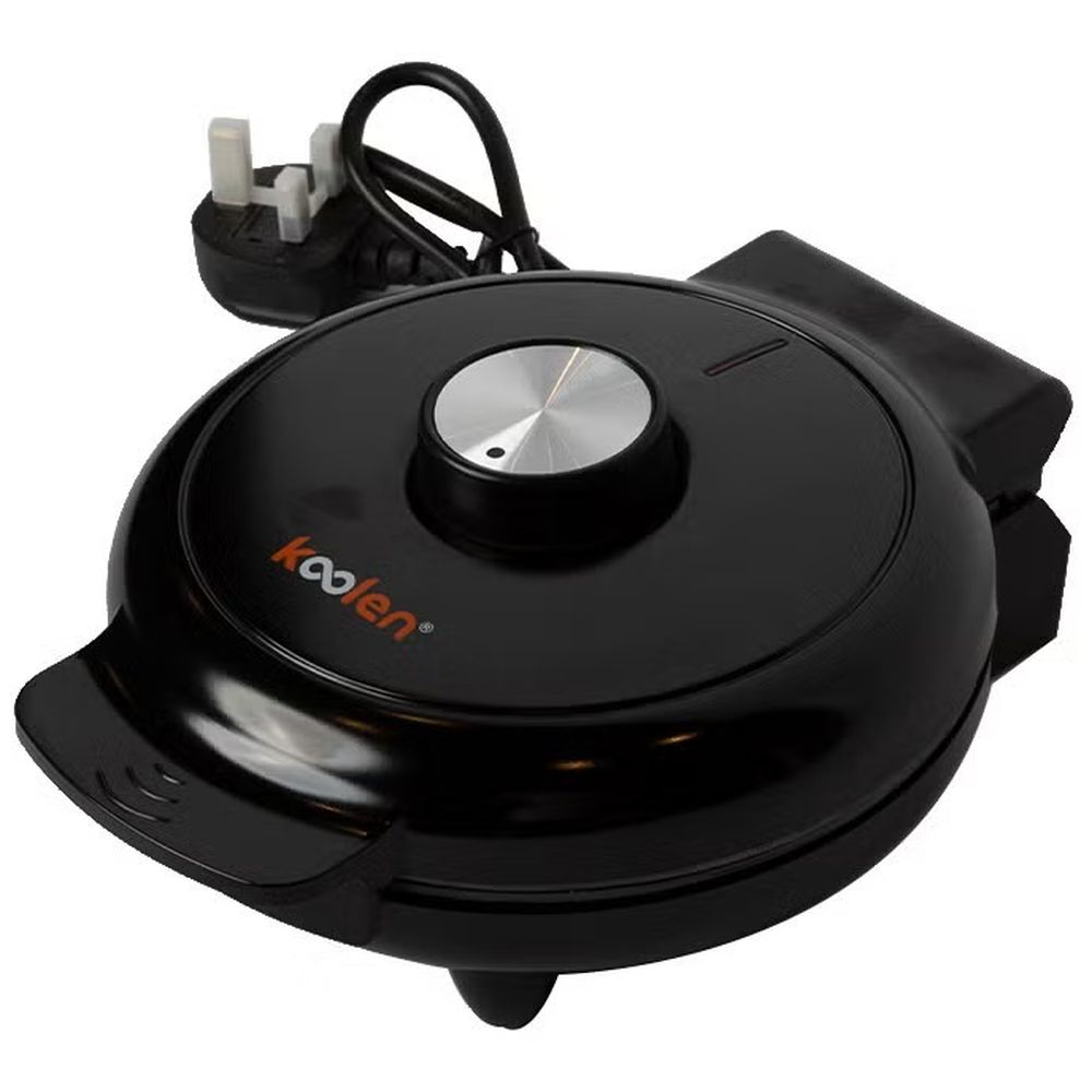 كولين - صانعة الوافل مع خاصية التحكم بدرجة الحرارة - أسود - 1000 واط