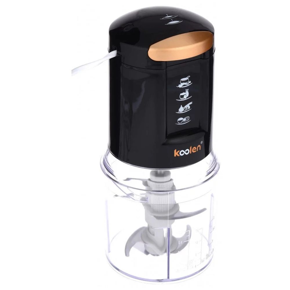 كولين - مفرمة خضروات - أسود وذهبي - 500 مل - 300 واط