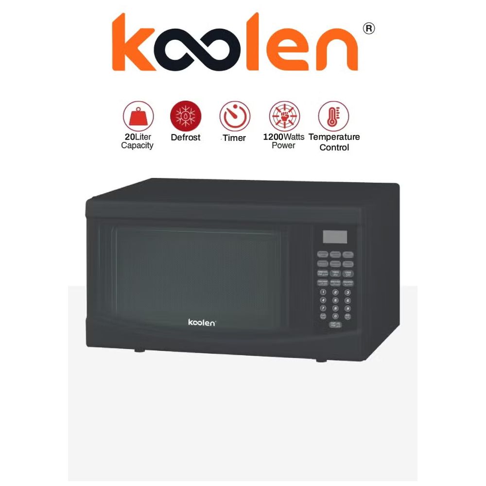 Koolen Mechanical Control Microwave - Black - 20 L - 1200 W