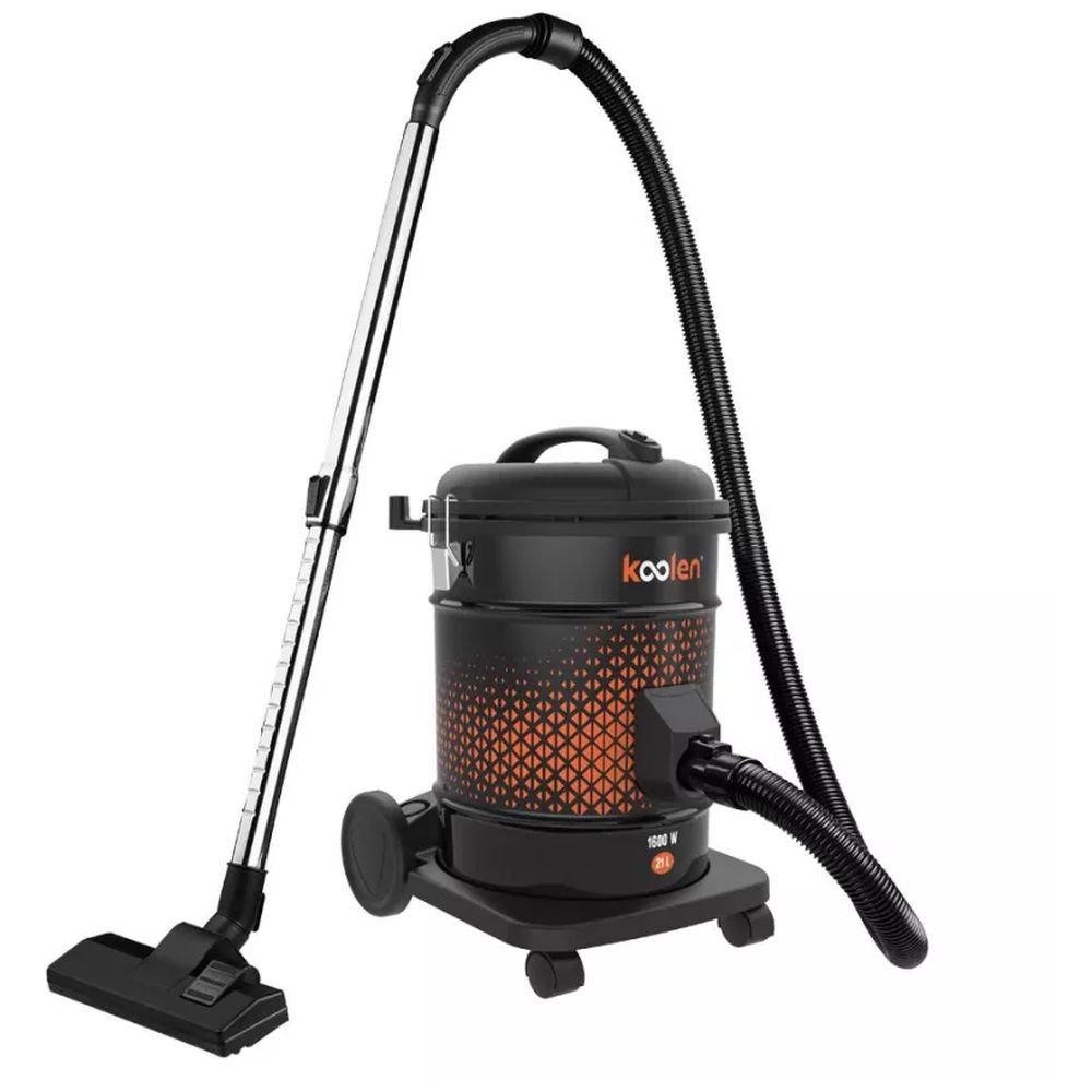 كولين - مكنسة كهربائية اسطوانية - أسود - 21 لتر - 1600 واط