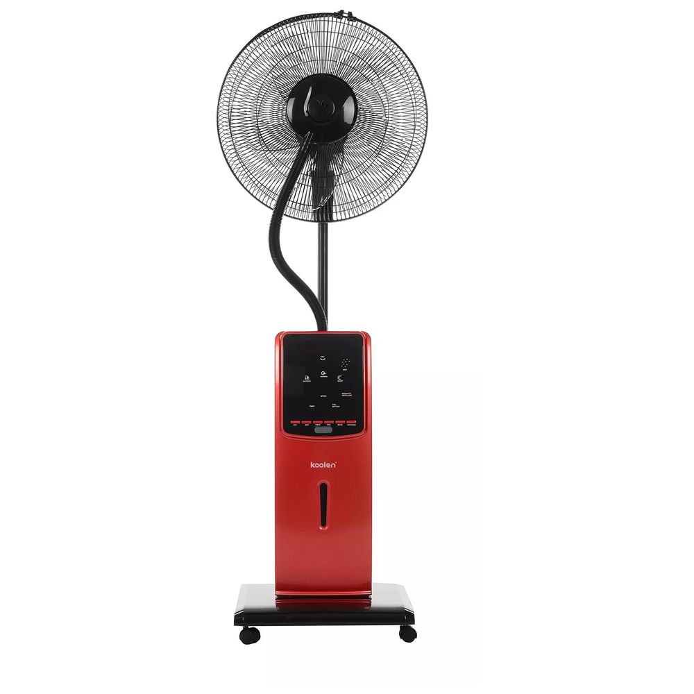 Koolen Electric Stand Mist Fan - Red/Black - 16-Inch - 100 W
