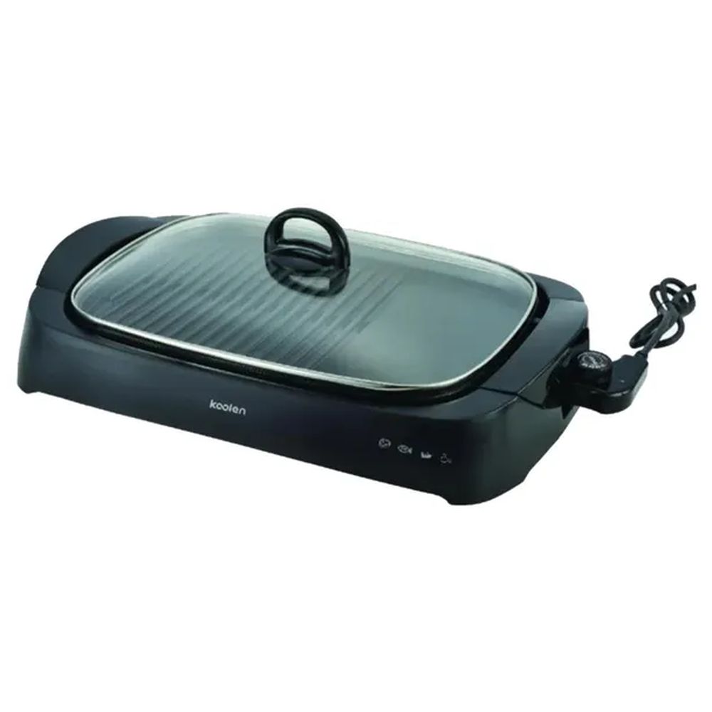 كولين - شواية كهربائية بإضاءة ليد - أسود - 2000 واط