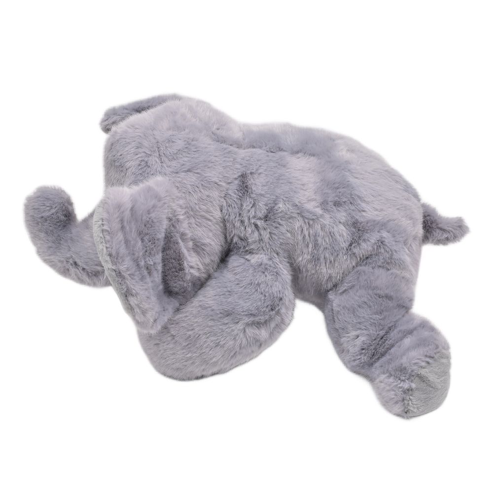 Toto Toys - Plush Soft Toy-Lying Elephant 47 Cm - Grey