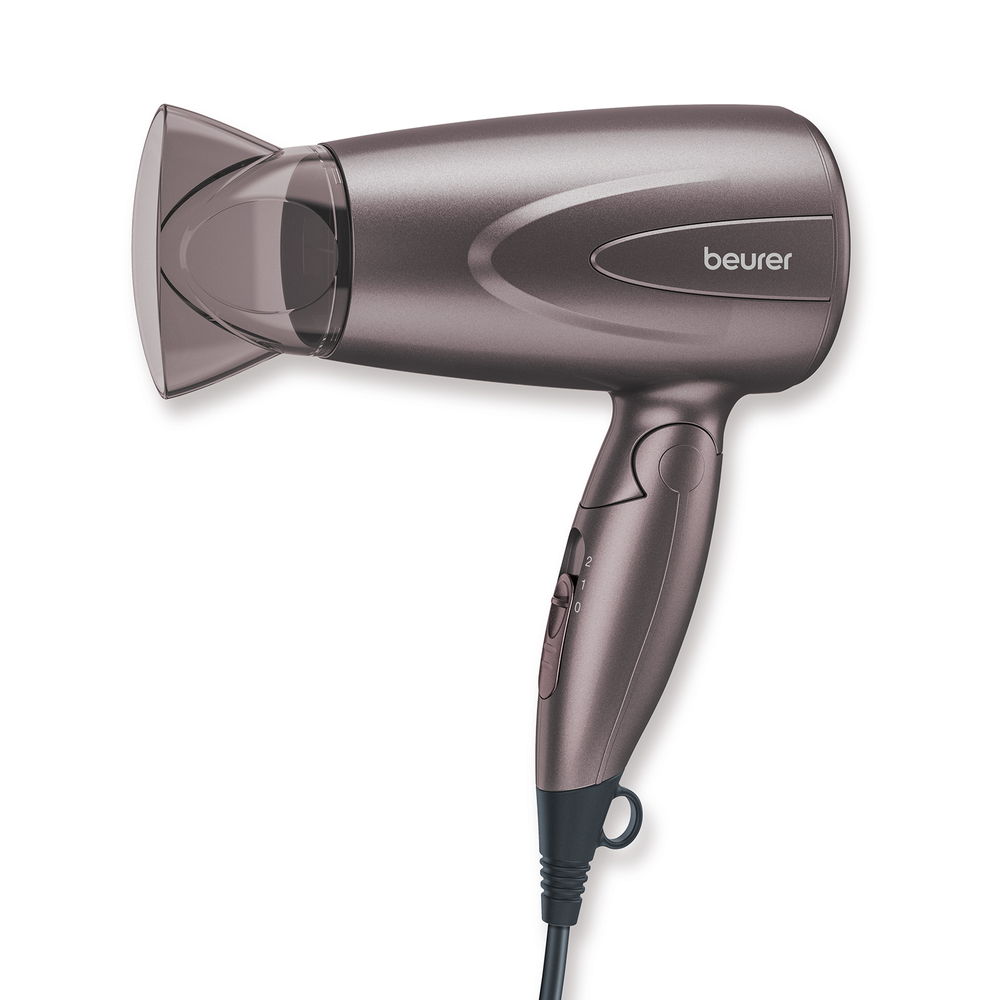 Beurer - Foldable Compact Hair Dryer 1300 W - Dark Beige