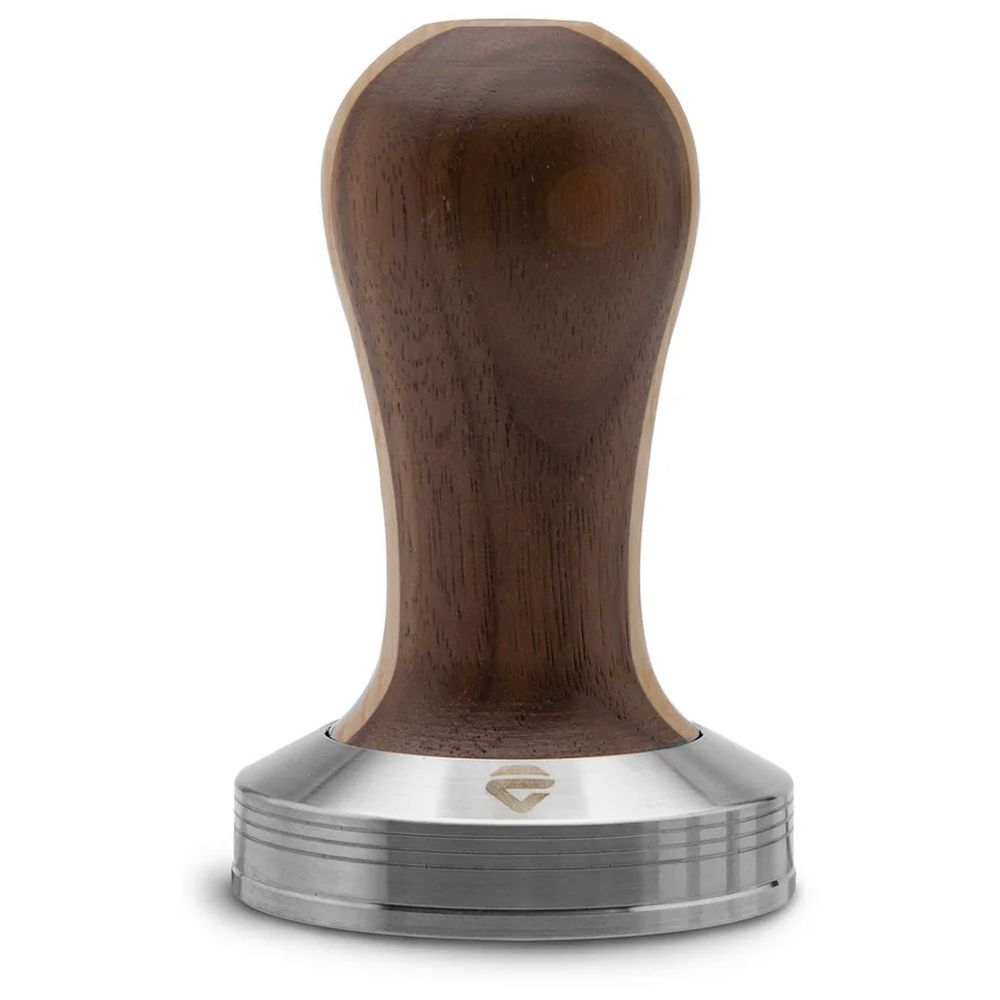 Lelit Two Tone Wooden Handle Tamper - Stainless Steel