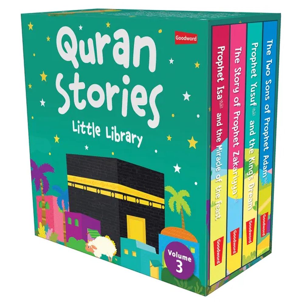 Goodword Quran Stories Little Library Volume 3 - Set of 4