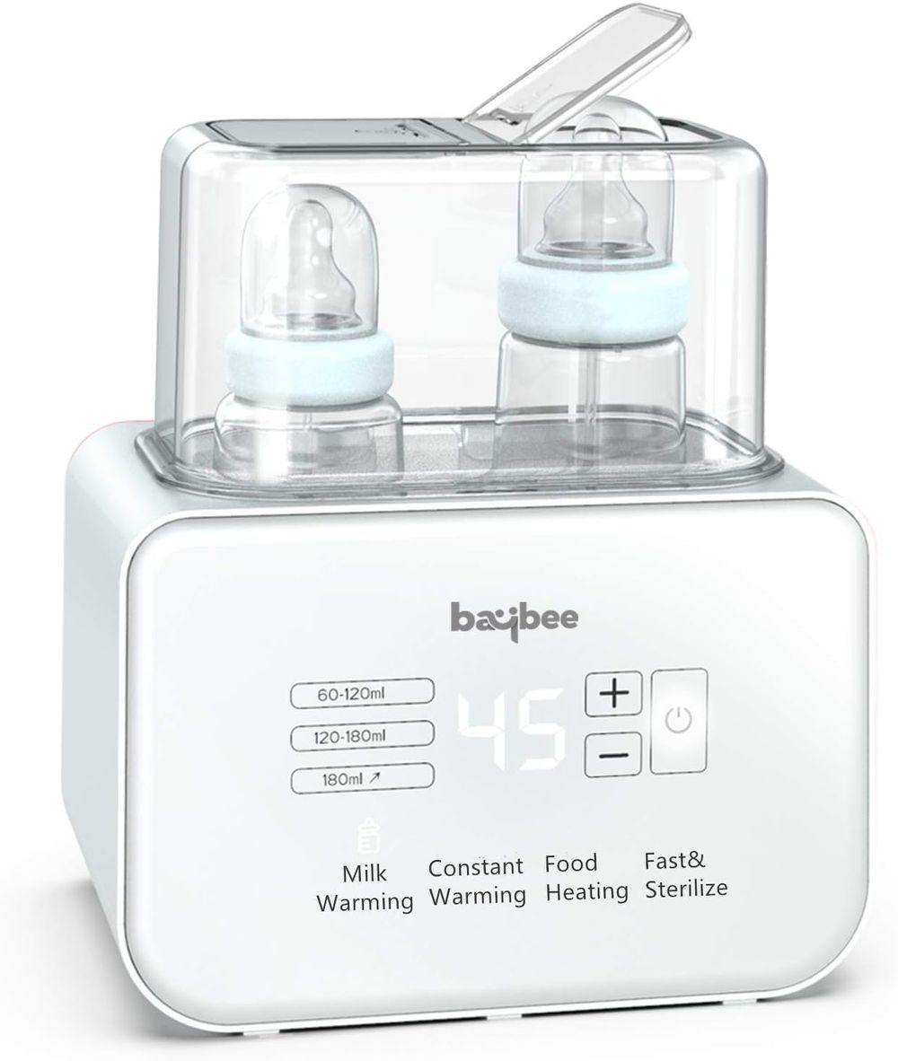 Baybee - 6-in-1 Baby Bottle Warmer & Sterilizer - Grey