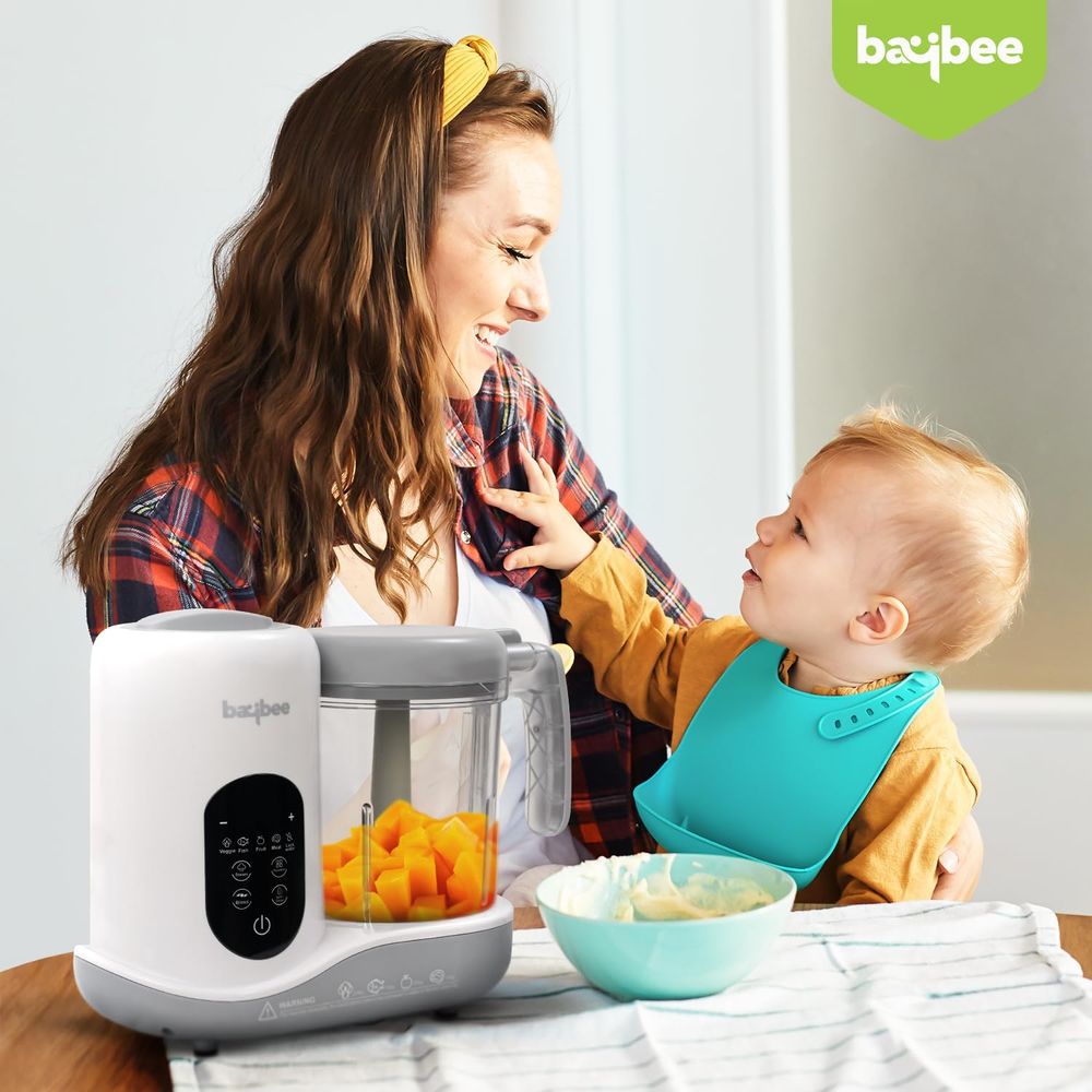 Baybee Blenzy 5-in-1 Electric Baby Food Processor - White