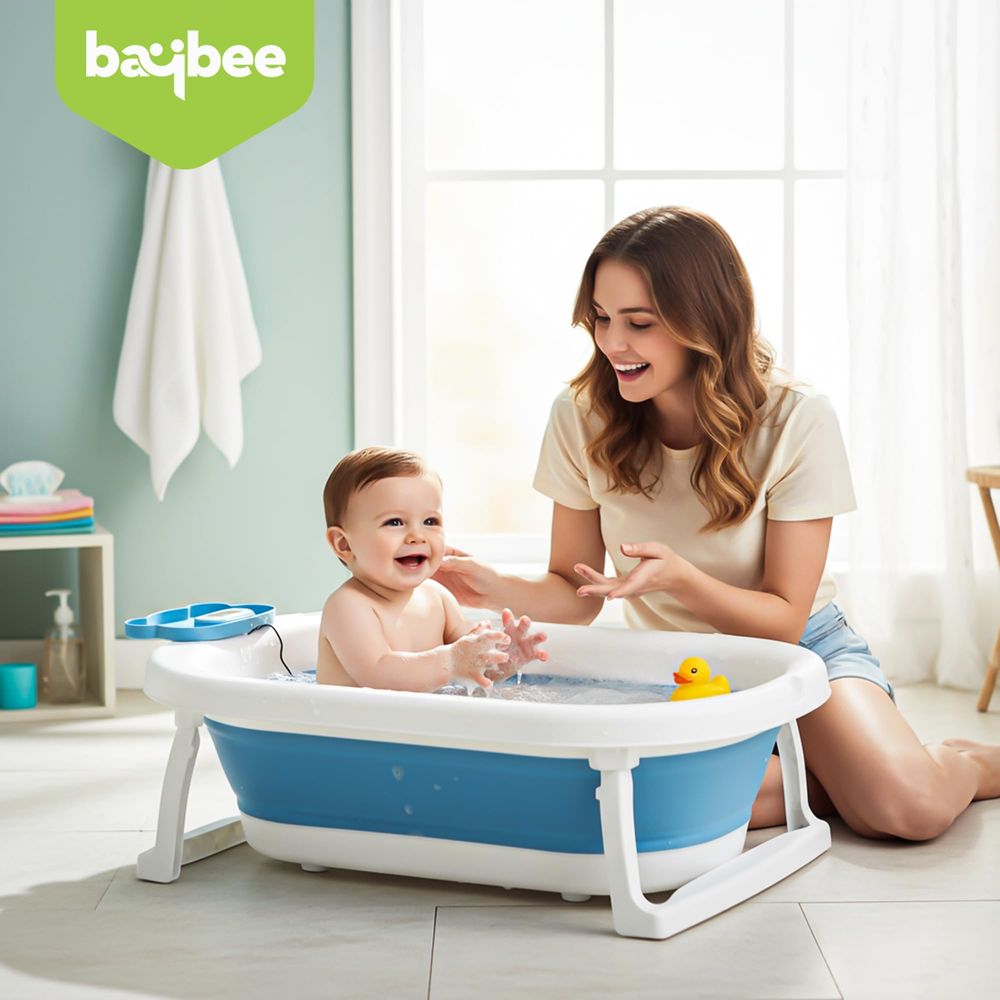 Baybee Tubby Foldable Bath Tub With Temperature Meter