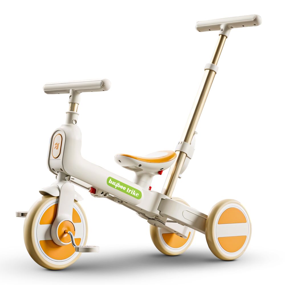 Baybee - Novak 4-In-1 Convertible Baby Tricycle - Orange