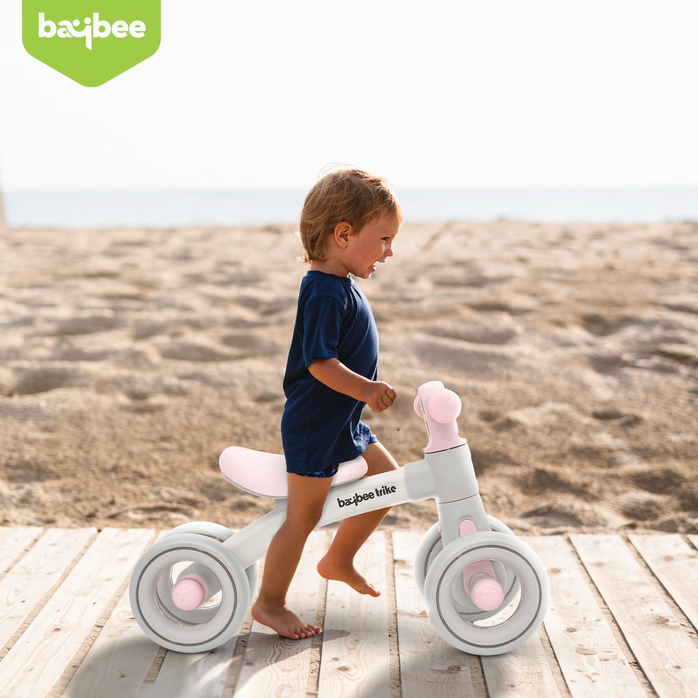 Baybee - Balance Bike Kids Tricycles - Pink