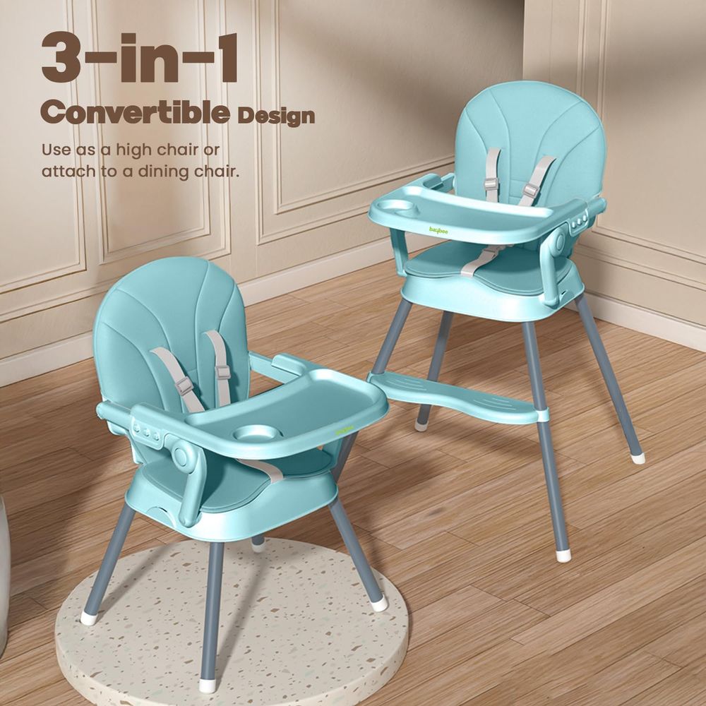 Baybee - 3 In 1 Convertible Baby High Chair