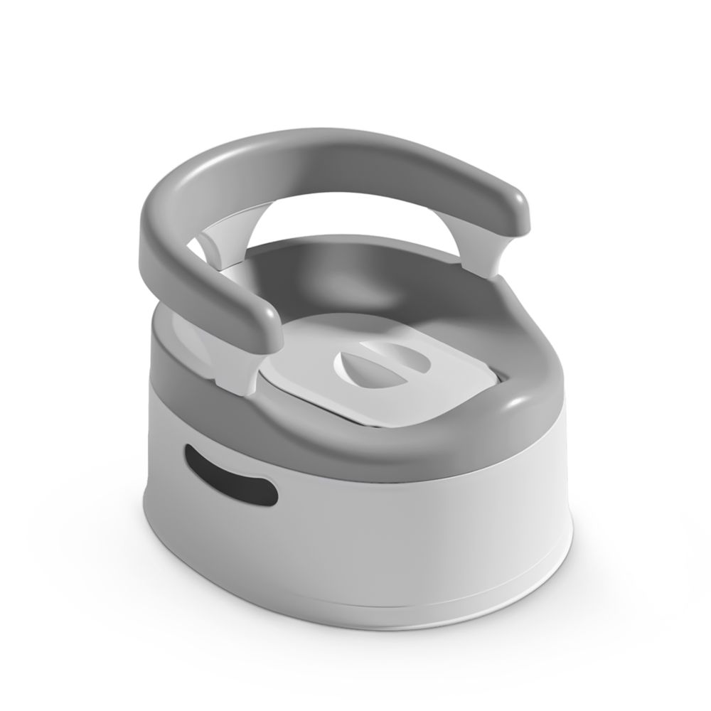 بايبي - مقعد تدريب الأطفال على استخدام المرحاض - رمادي